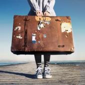 Au pair with suitcase